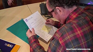 the horny young babe begged for a blowjob in the casting interview