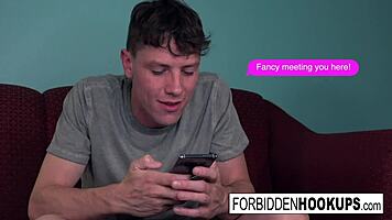 Busty Brunette Gets Fucked Hard, Receives Cumshot Facial From Pickup