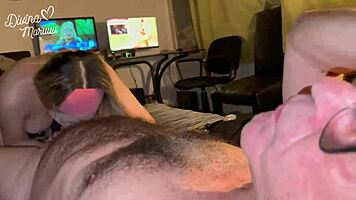 Big Tit Slut Seduces Old With Ass