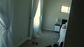 Stepbrother discovers stepsister as stripper and demands sex