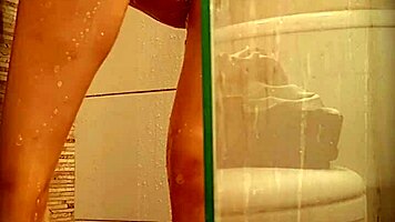 secretary milet shaves pussy under skirt on hidden cam