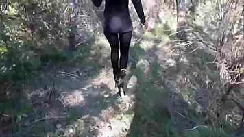 preview - milf walks in pantyhose and high heels 😘