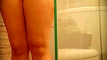 secretary milet shaves pussy under skirt on hidden cam