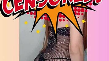 THE REAL STRIP TEASE OF THE MOST BEAUTIFUL REDHEAD ON SHEER - SOL MEGAN FIRE