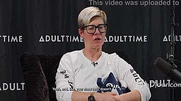 feeling overwhelmed by sharing petite blonde and ebony pornstars in intense interracial fucking