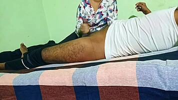 Indian Girl Enjoying In Sexy Doggy Style Position With Her Husband Friend