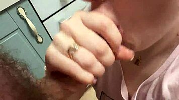 The best blowjob of my life- cum on my beloved stepsisters face - licked all the cum off her face