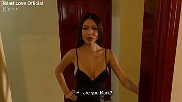 Beautiful Brunette Receives Big Cumshot