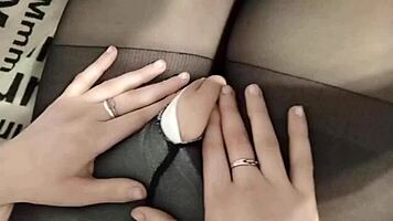 oh my god, her camel toe looks so fucking amazing in this hot pussy amateur video, bent over and tight