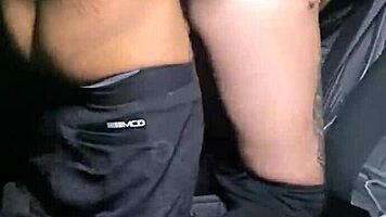 risky bus sex with audience watching