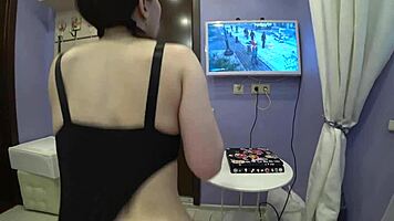 Cute Brunette With Big Tits Fucks New Friend