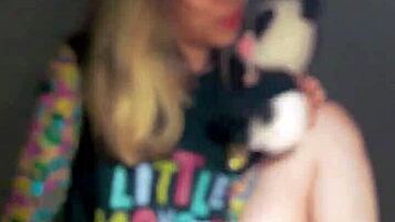 Bonneyuwu - 15 08 Pijama Masturbacion Dildo Y Peluche