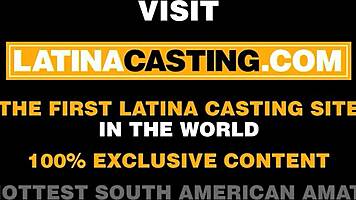 big booty 18yo latina hottie rough pussy pounded in homemade casting