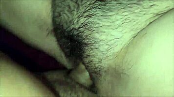 Pov hairy pussy of my teen 18+ gets passionate fucking with creampie.