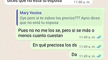 Doña Mary craves cock, husband neglects her