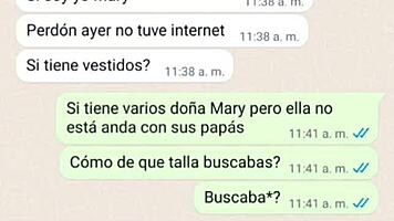 Doña Mary craves cock, husband neglects her