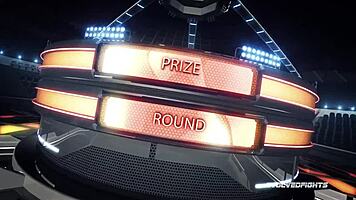 فائزة المصارعة تنيك الخاسرة! شايين جويل تربط شون وتنيكها