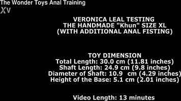 Veronica Leal testing handmade khun size xl with anal fisting twt349