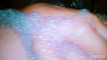 Girl With Small 18+ Tits Loves To Touch Her In The Bath