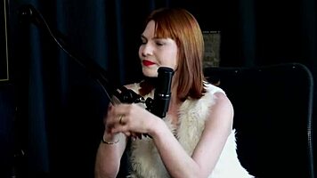 reh queen in sheer red lingerie avoids vibrators and pleasures a voyeur in bisexual group sex