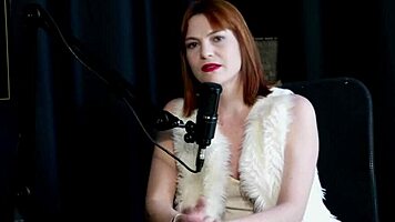 reh queen in sheer red lingerie avoids vibrators and pleasures a voyeur in bisexual group sex