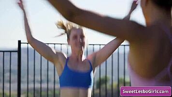 Lovely Friends Gizelle Blanco and Charlie Forde Experience Emotional Seduction After Workout