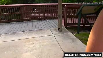 i banged harley ann wolf in street blowjob pov