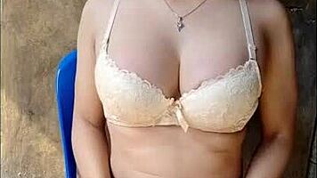 an amateur shemale masturbate in the open bathroom nervously