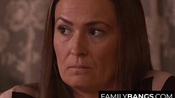 frustrated milf has a forbidden lesbian romp with her daughter ingrid mouth elexis monroe