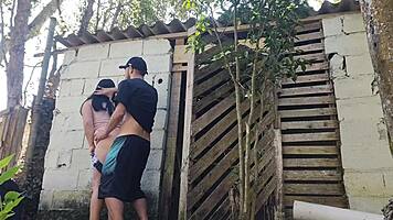 Recebi o pedreiro para orçamento sabia que ele não resistiria ao meu cu