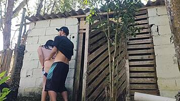 Recebi o pedreiro para orçamento sabia que ele não resistiria ao meu cu