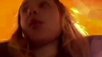 Teen masturbates in taxi and mall with big tits