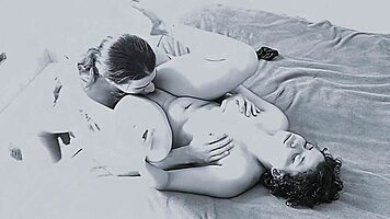 Security video captures intense encounter