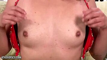 Naughty Liv revamped toys her wet pussy