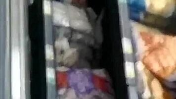 Candid booty shots captured