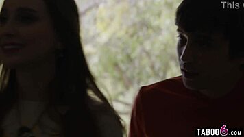 Youth Counselor Watches Teen Couple Fuck