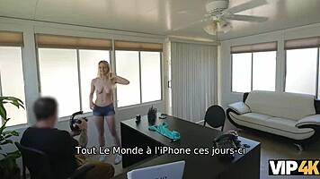 Horny Agent Demands Pretty Client Satisfy Dirty Desires