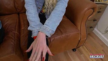 skinny hotties sassy and lola share a juicy cock to suck and get banged