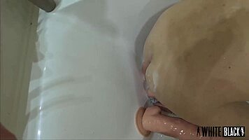 neighbor's young wife got her ass and holes fisted hard 😈