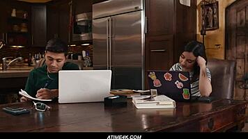 Big titty fuckdoll hailey rose saves ass with knowledge