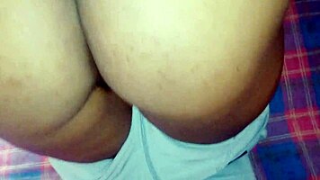 Neha bhabhi's extreme first painful anal experience, her tight ass fucked hard by boyfriend in real Indian HD.