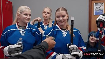 Big Ass Teen Seduces Cameraman In Locker Room POV