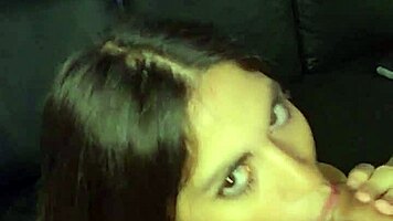 I suck my bosss cock very hard and it ends up on my face