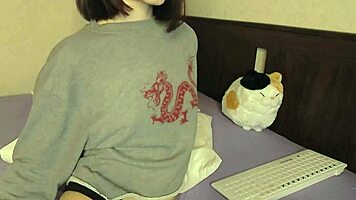 Watch My Gf Fit Teen Fapping Wet