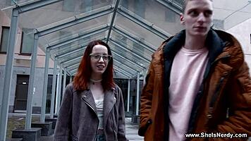 She is nerdy - skinny teen lottie magne polishes fat cock