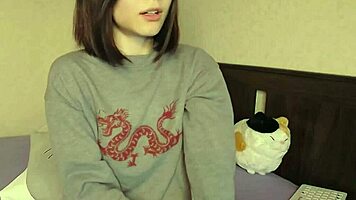Watch My Gf Fit Teen Fapping Wet