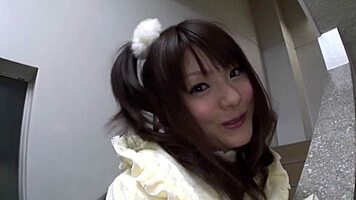 Cute Asian Teen Gently Does Her First Bondage Video With An Older Japanese Guy