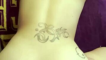 hooker fucks a customer bareback at the trap house and takes massive load on back