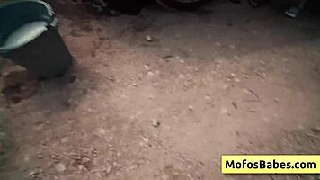 Busty blonde teen JC Wilds gives wet blowjob to Johnny Love in open public