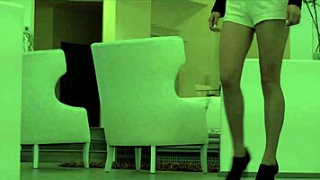 at the end of the passionate encounter he cums a lot on her flat belly and small 18+ boobs